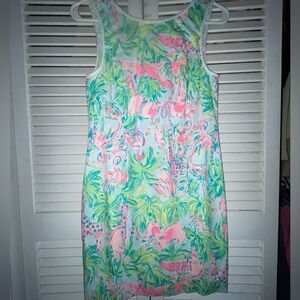 NWT Lilly Pulitzer dress. Size 0 (sale tags says size 2) Donna Square Neck Romp